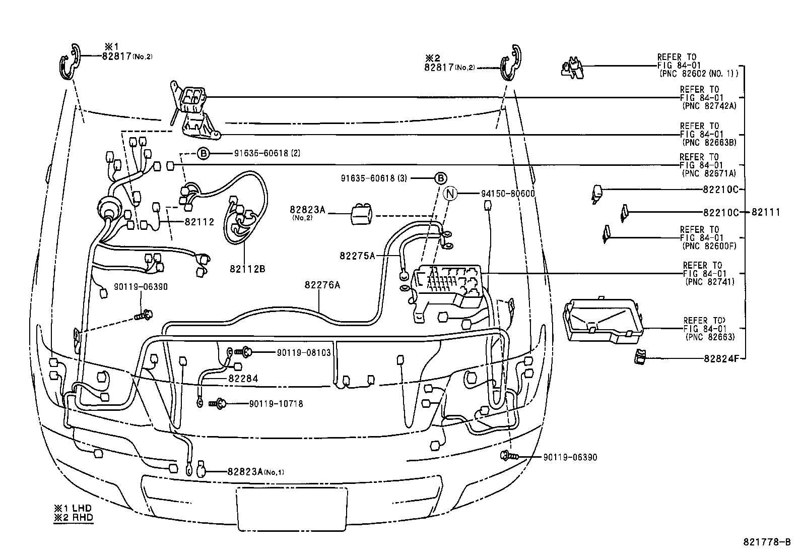  LAND CRUISER 90 |  WIRING CLAMP