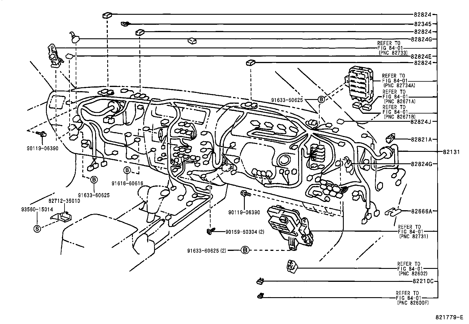  LAND CRUISER 90 |  WIRING CLAMP