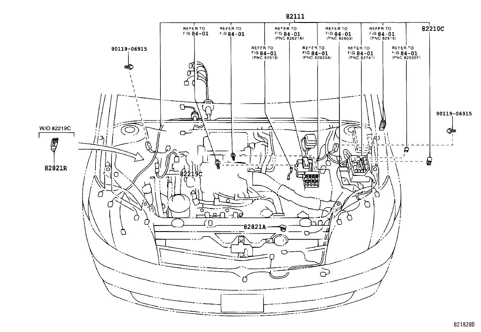  YARIS ECHO 4D |  WIRING CLAMP
