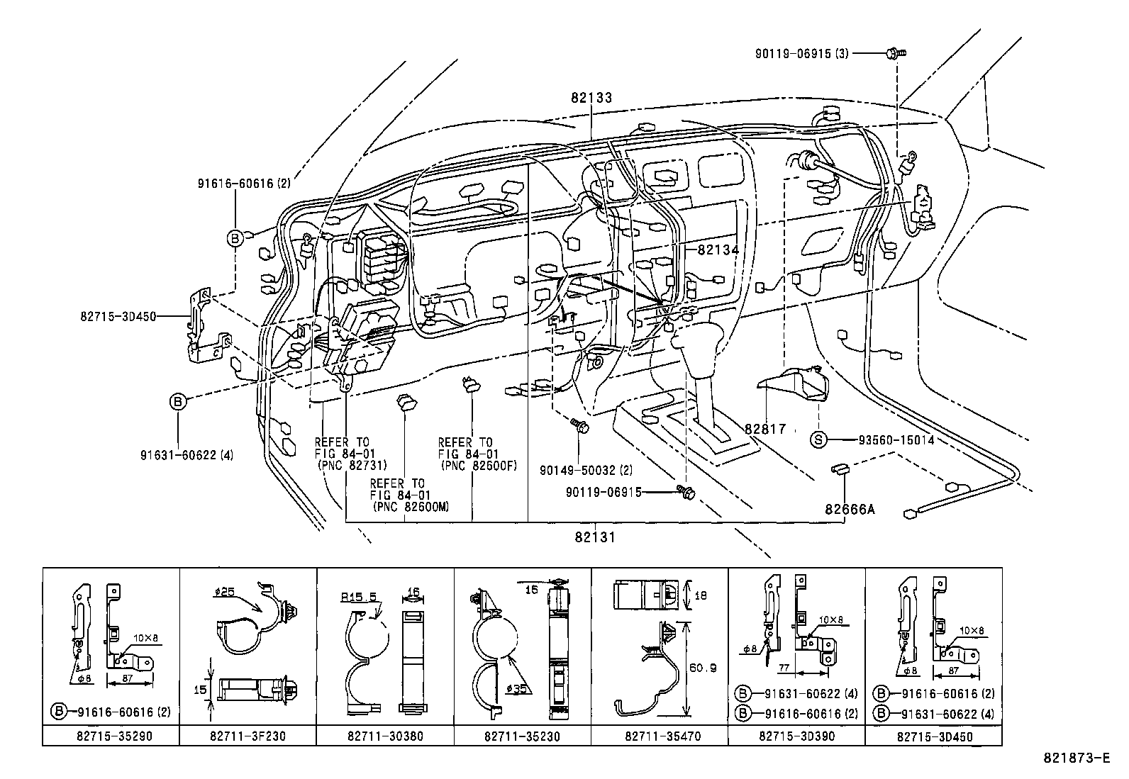  HILUX |  WIRING CLAMP