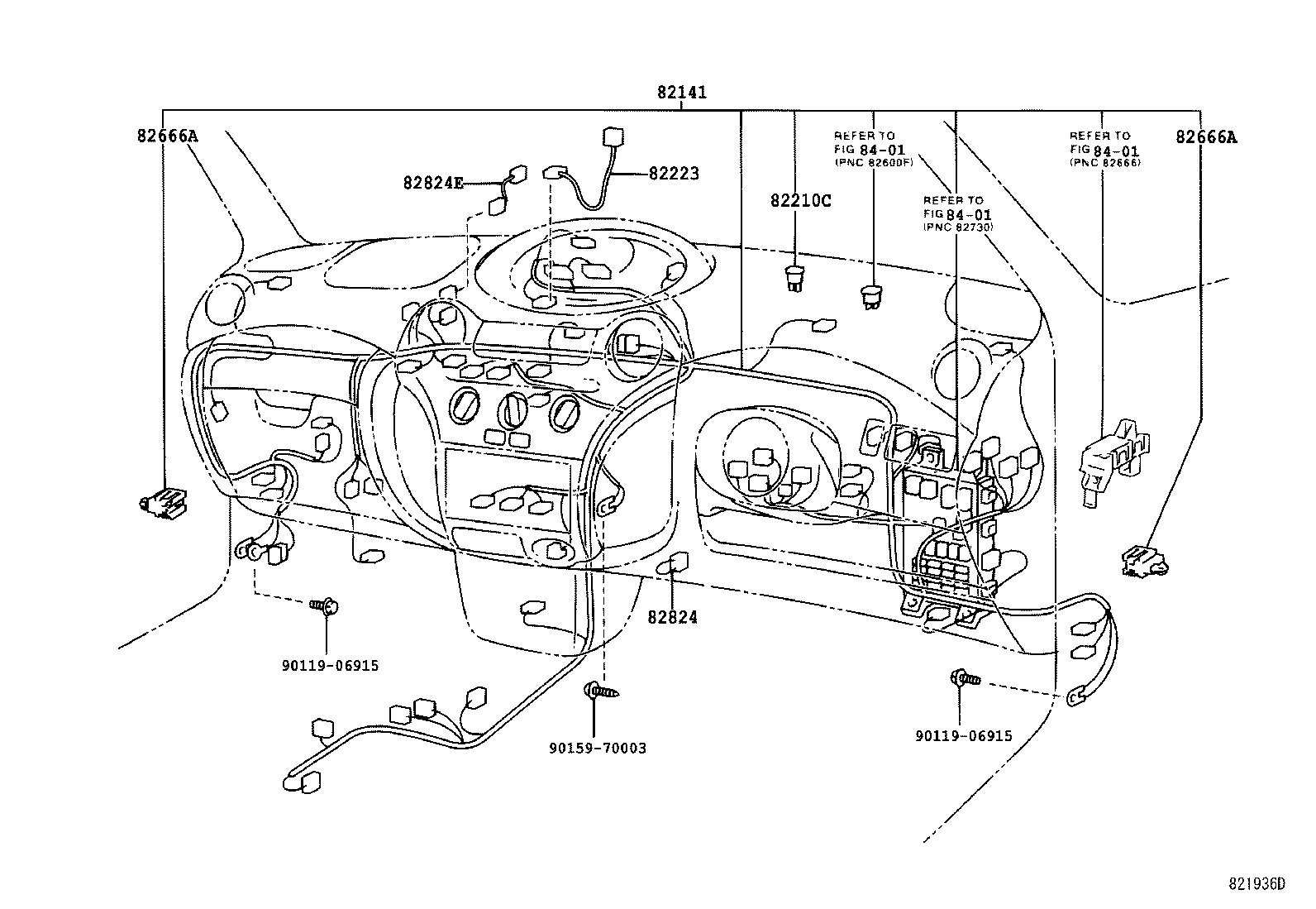  YARIS ECHO 3D 5D |  WIRING CLAMP