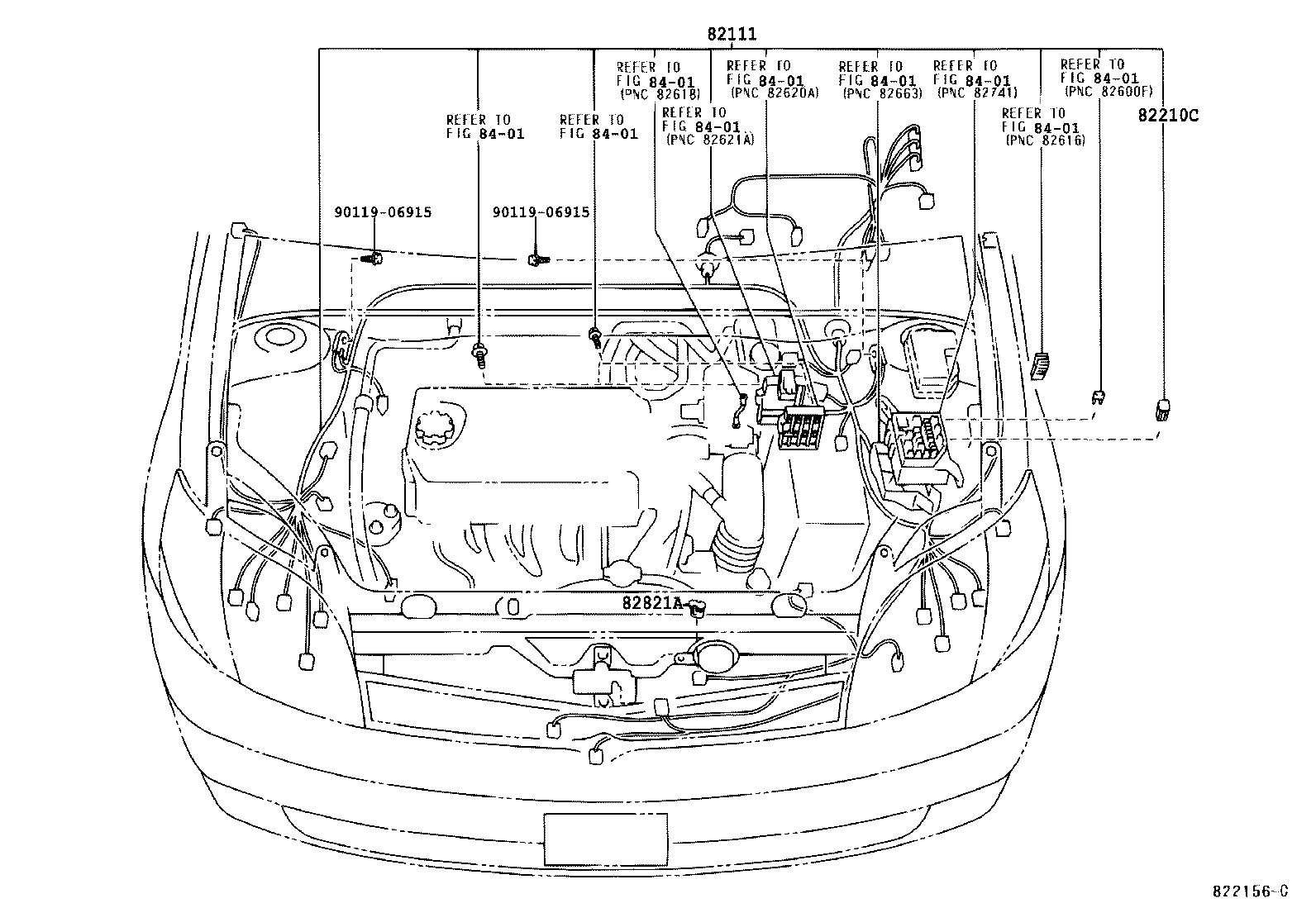  YARIS ECHO 4D |  WIRING CLAMP