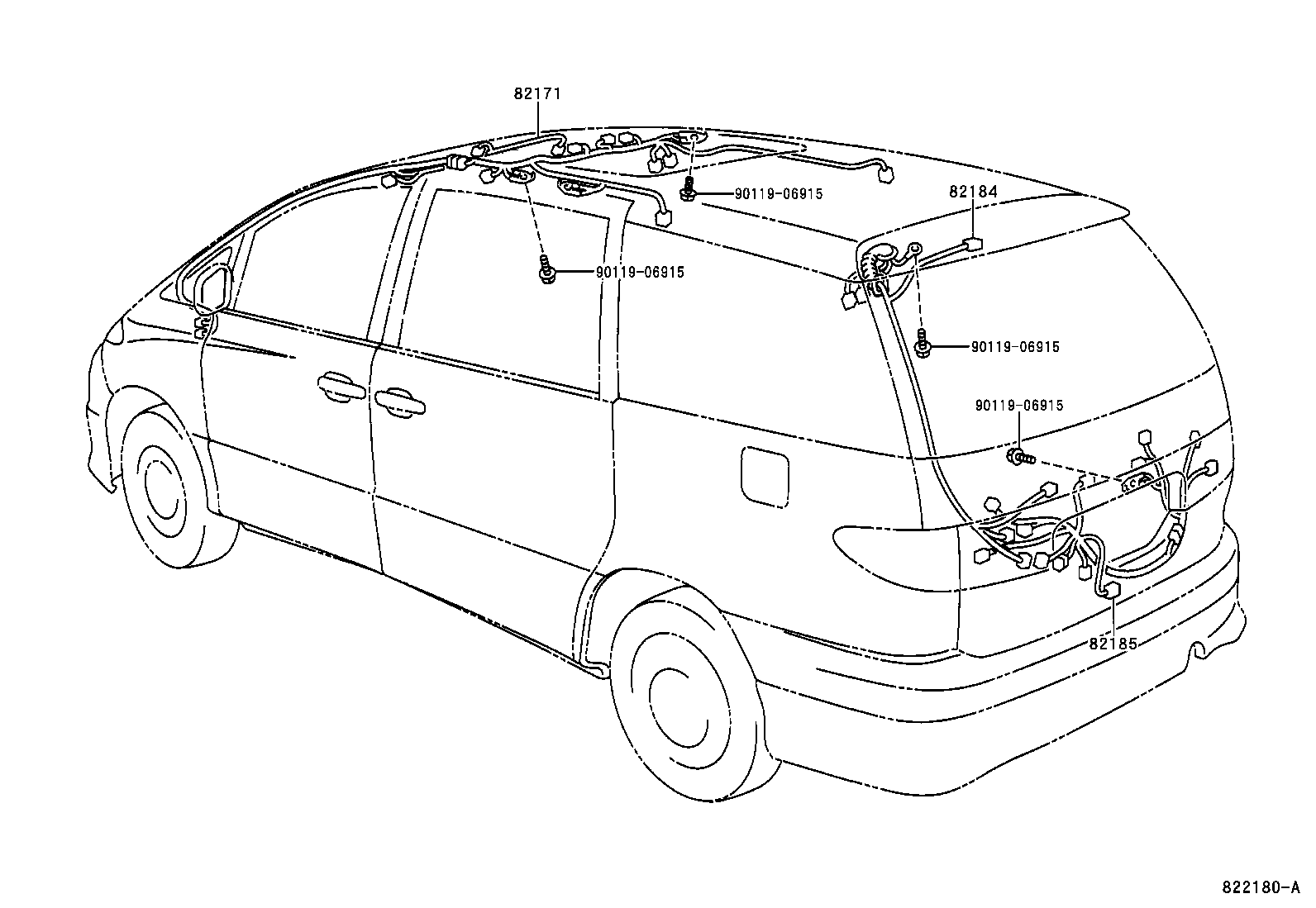  PREVIA TARAGO |  WIRING CLAMP