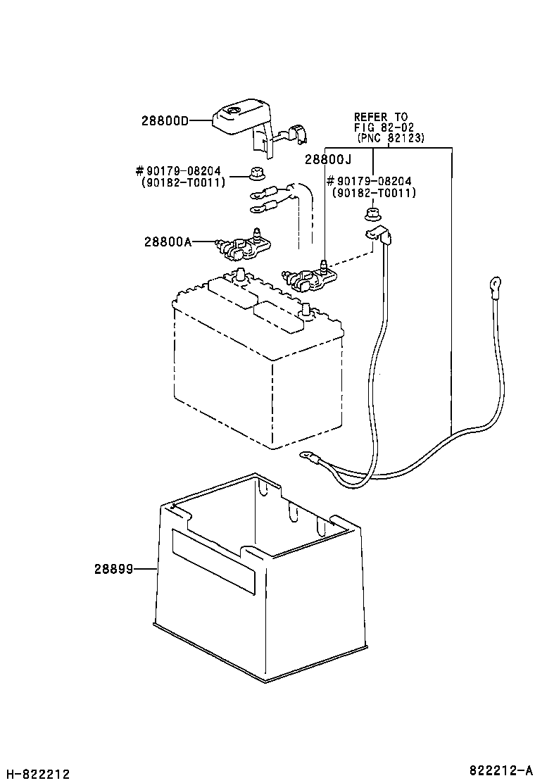  AVALON |  BATTERY BATTERY CABLE