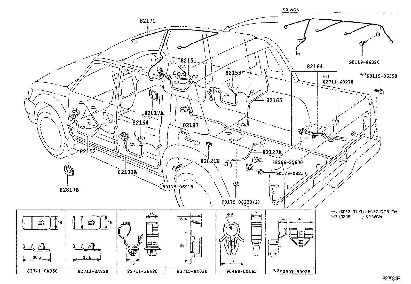 HILUX |  WIRING CLAMP