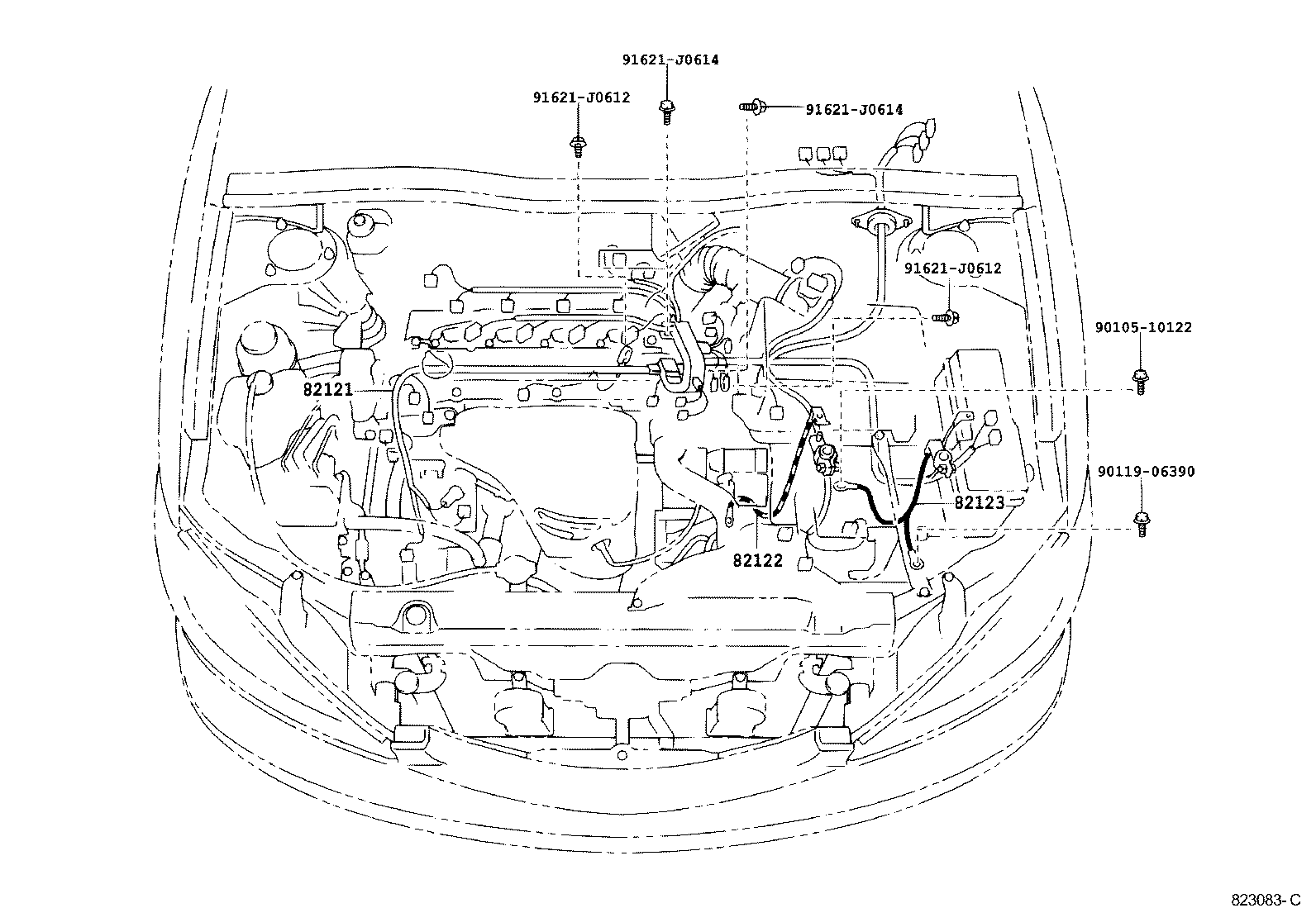  CAMRY AUSTRALIA |  WIRING CLAMP