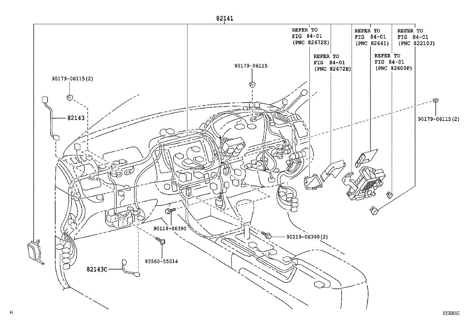  CAMRY AUSTRALIA |  WIRING CLAMP