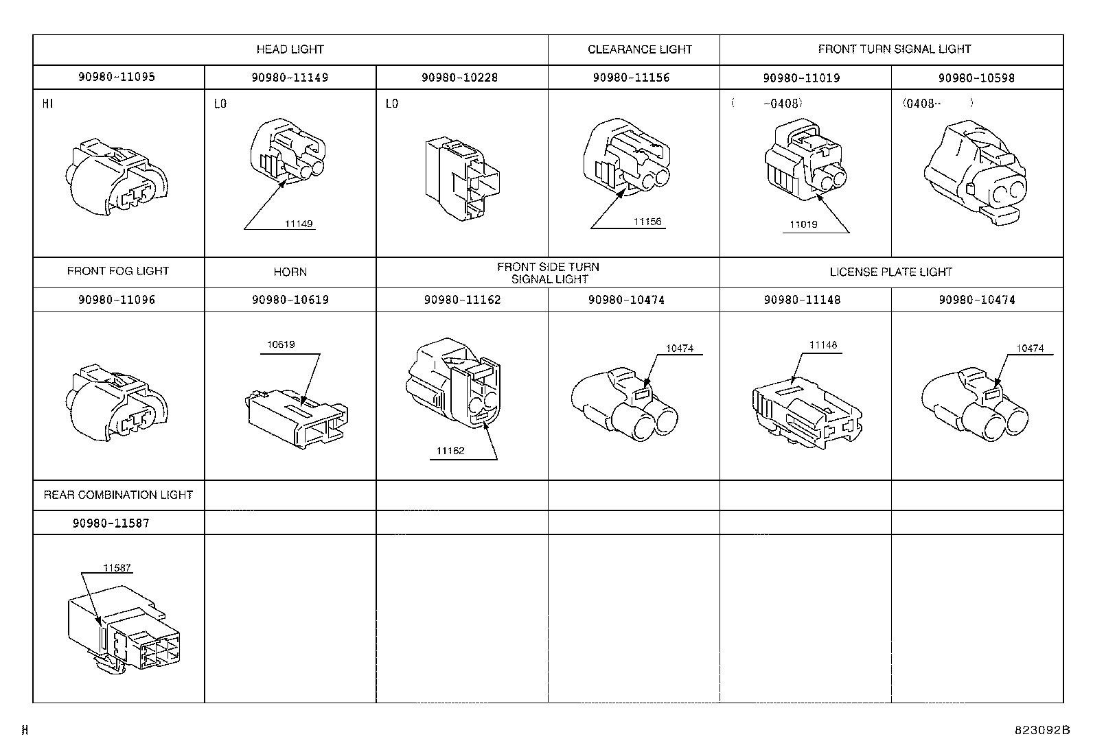  CAMRY AUSTRALIA |  WIRING CLAMP