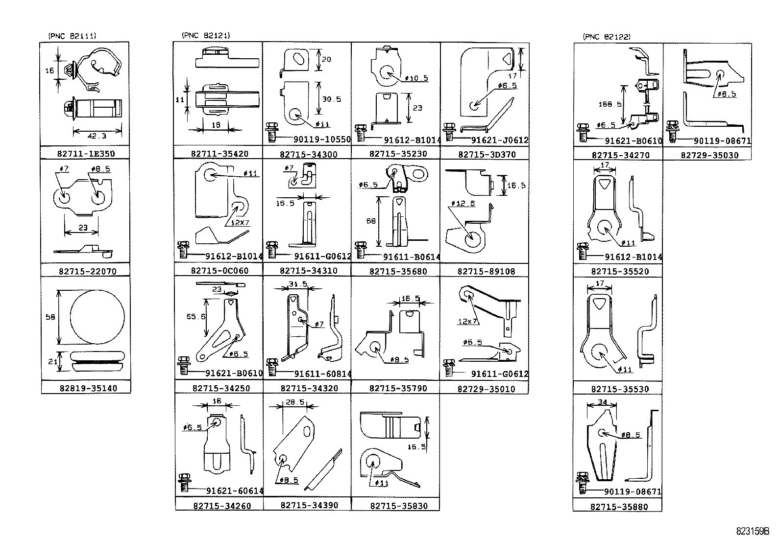  HILUX |  WIRING CLAMP