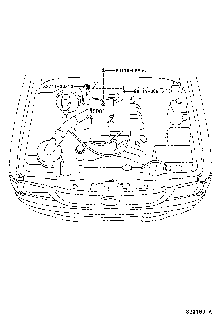  HILUX |  WIRING CLAMP