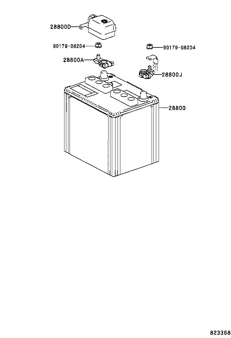  AVENSIS |  BATTERY BATTERY CABLE