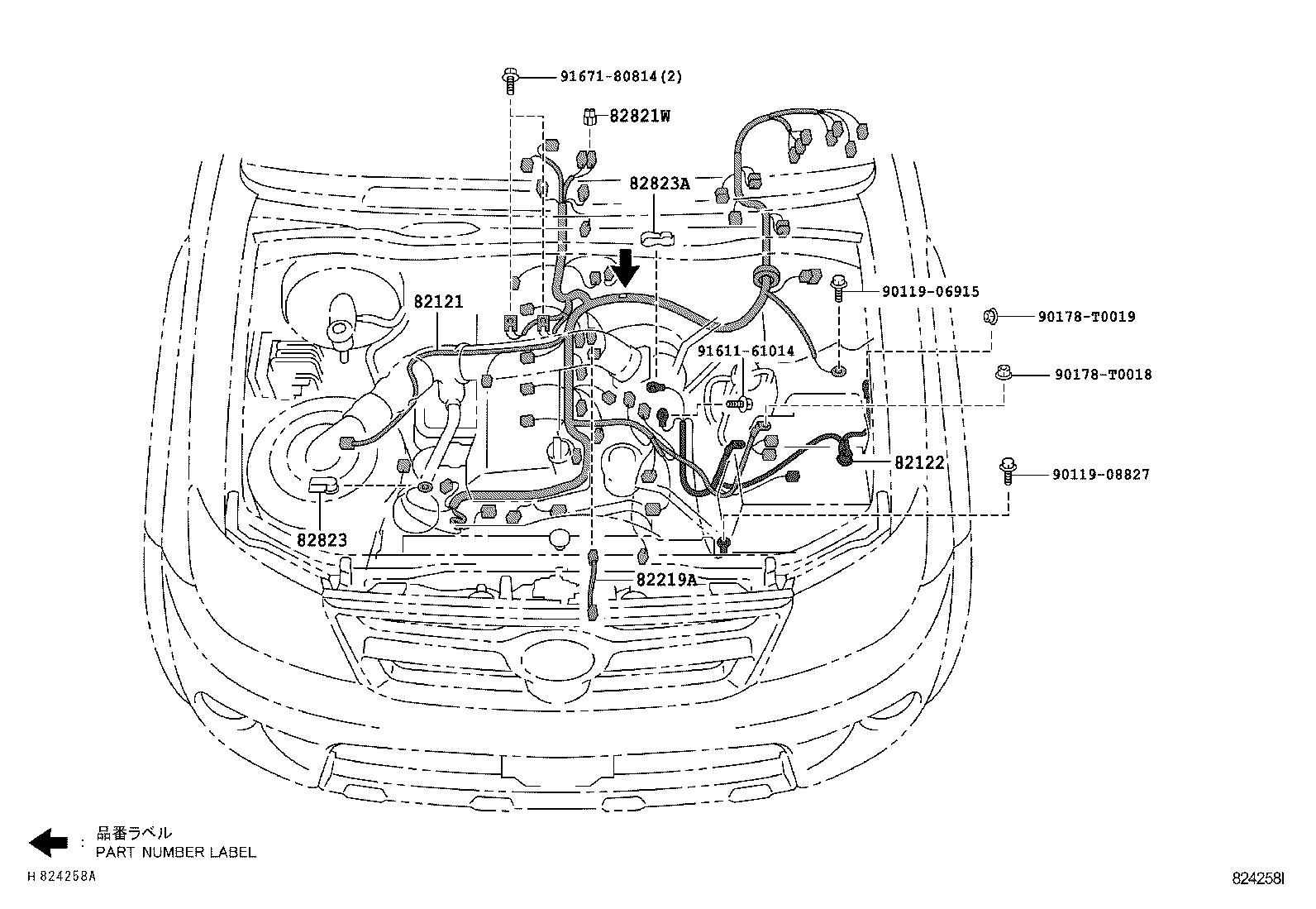  HILUX |  WIRING CLAMP