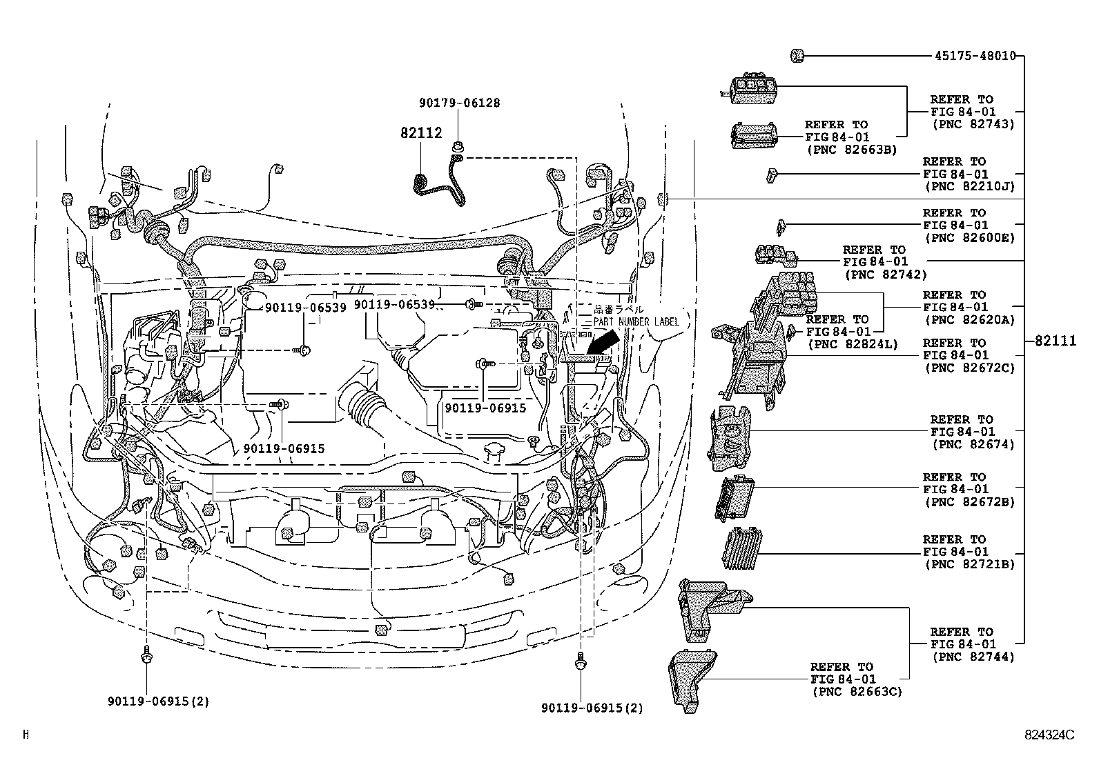  RX400H |  WIRING CLAMP