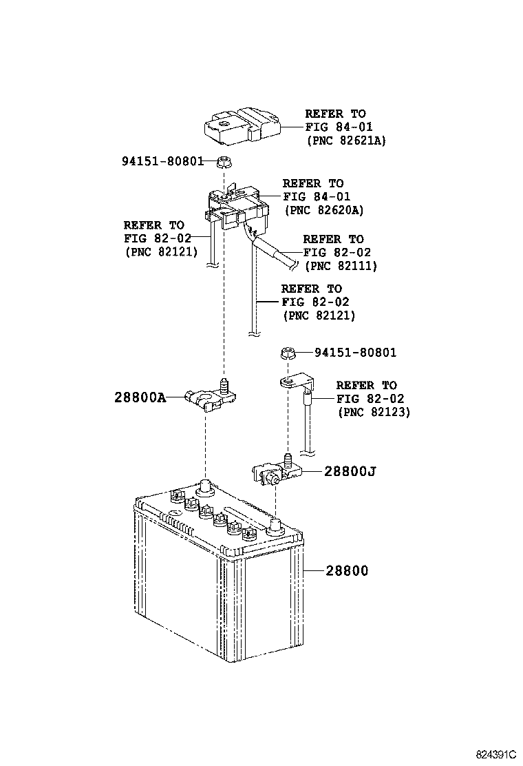  YARIS |  BATTERY BATTERY CABLE