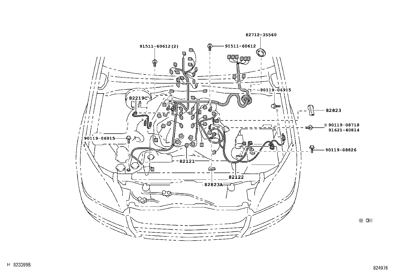  LAND CRUISER PRADO |  WIRING CLAMP