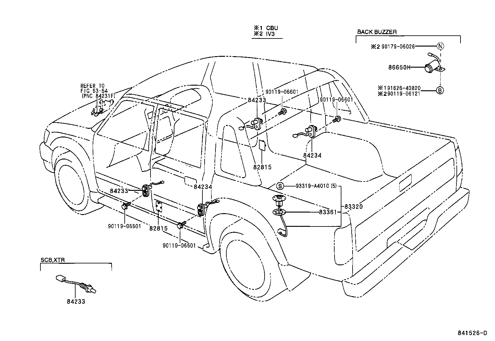  HILUX |  SWITCH RELAY COMPUTER