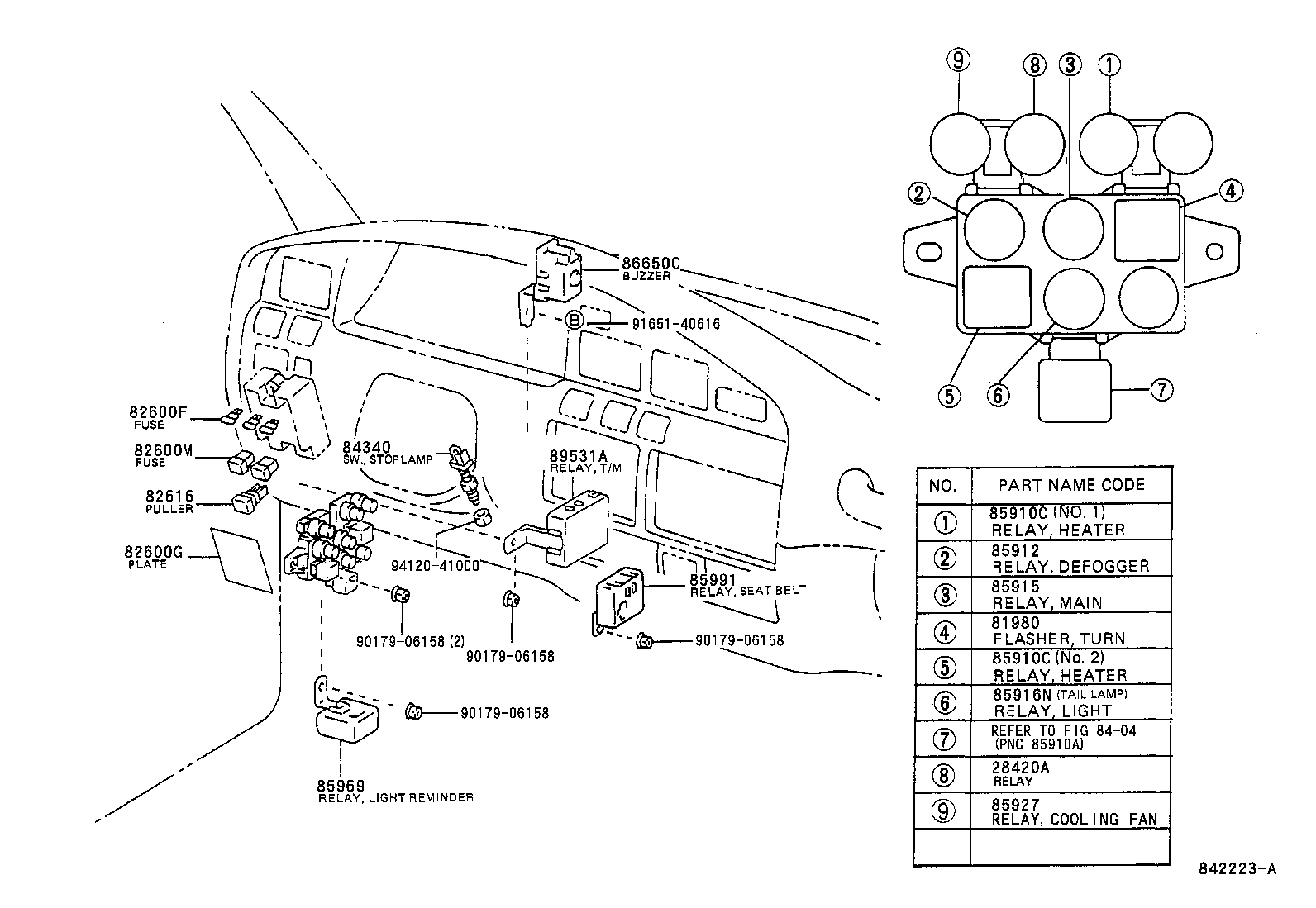  LAND CRUISER 80 |  SWITCH RELAY COMPUTER