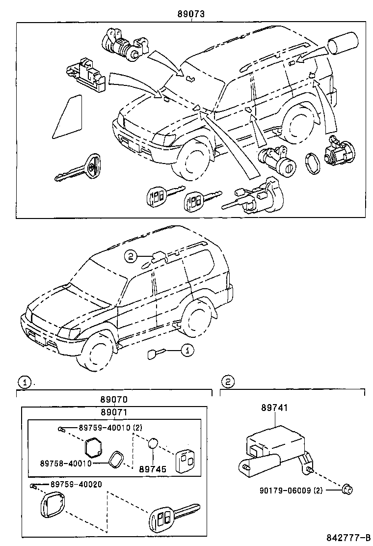  LAND CRUISER 90 |  WIRELESS DOOR LOCK