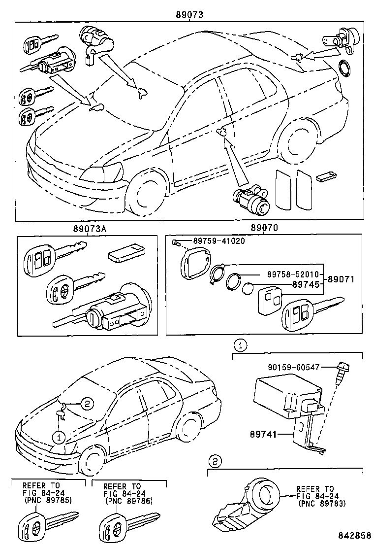  YARIS ECHO 4D |  WIRELESS DOOR LOCK
