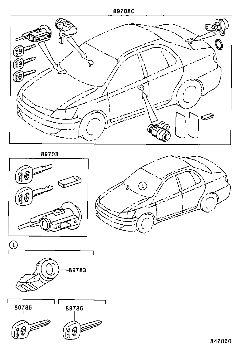  YARIS ECHO 4D |  ANTI THEFT DEVICE