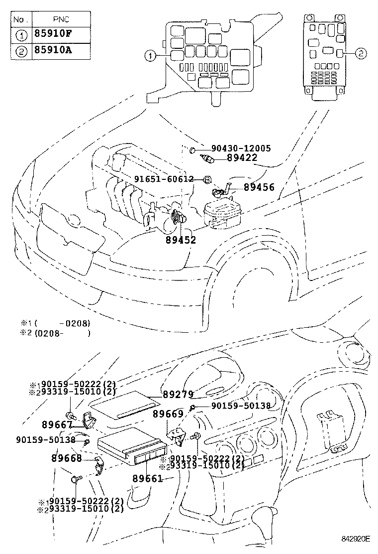  YARIS ECHO 4D |  ELECTRONIC FUEL INJECTION SYSTEM