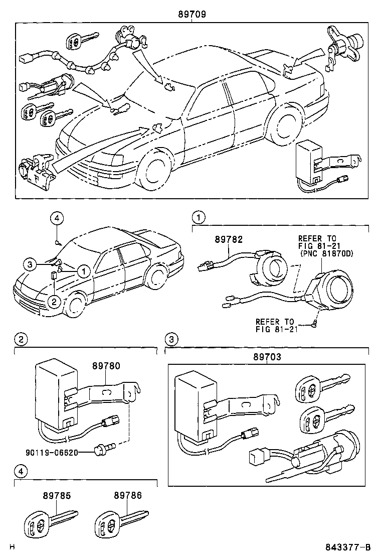  AVALON |  ANTI THEFT DEVICE