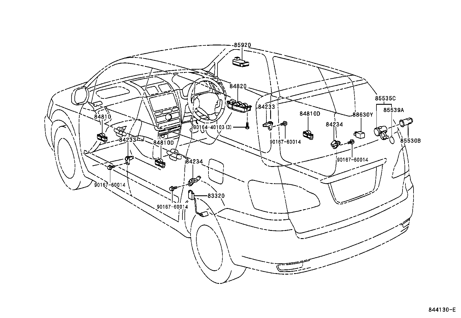  PICNIC AVENSIS VERSO |  SWITCH RELAY COMPUTER