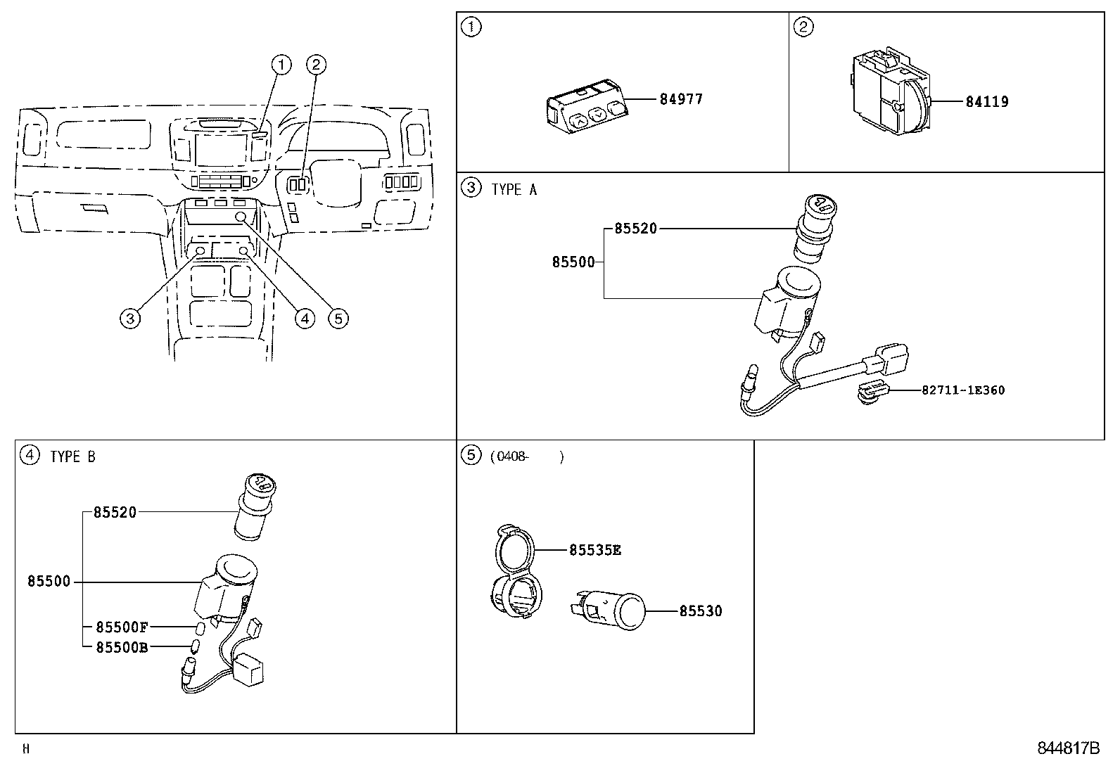  CAMRY AUSTRALIA |  SWITCH RELAY COMPUTER