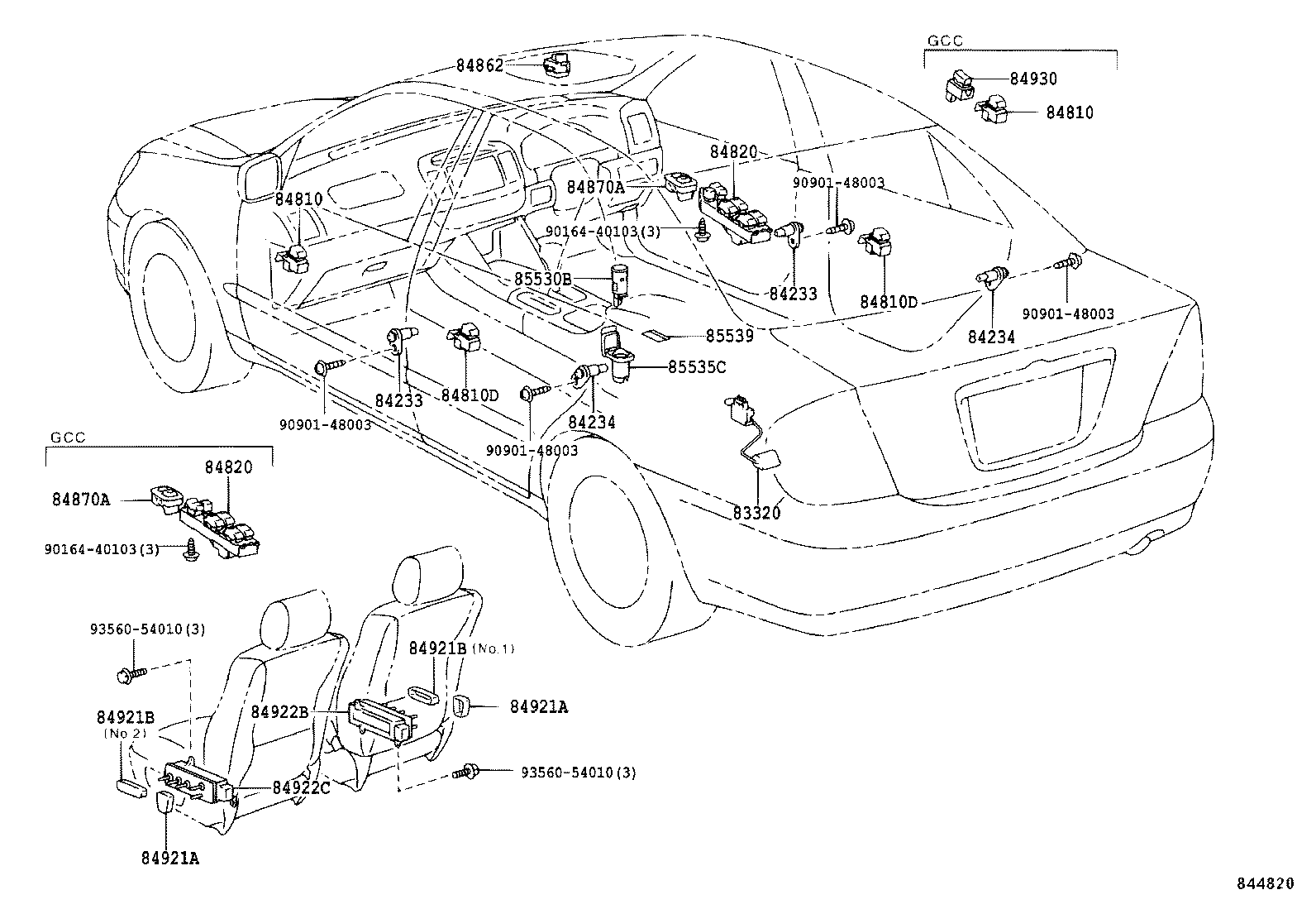  CAMRY AUSTRALIA |  SWITCH RELAY COMPUTER