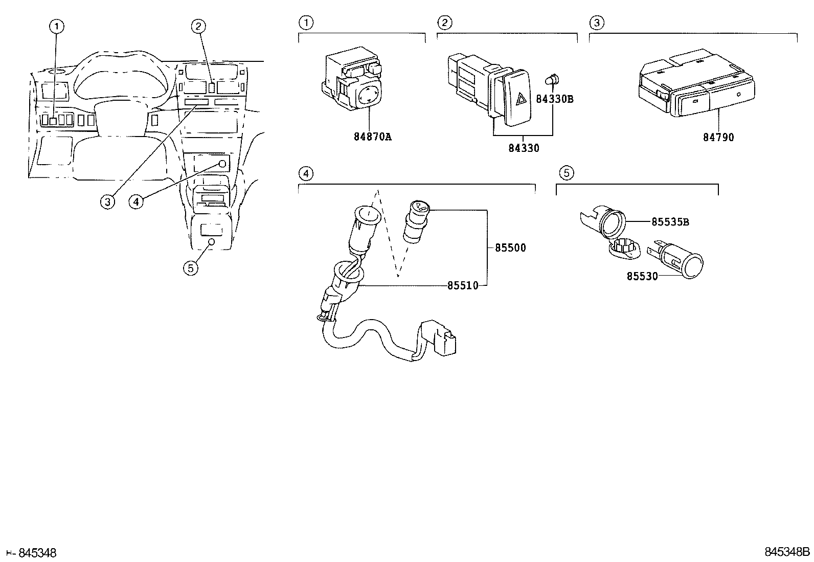  AVENSIS |  SWITCH RELAY COMPUTER