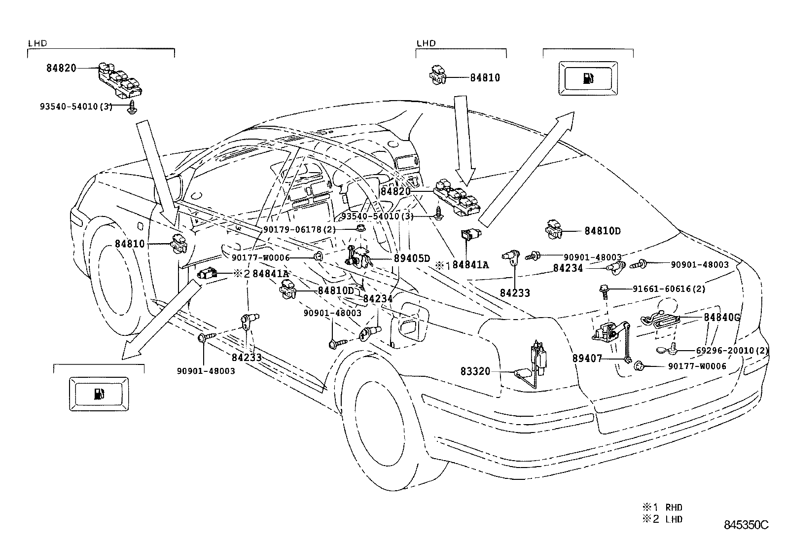  AVENSIS |  SWITCH RELAY COMPUTER