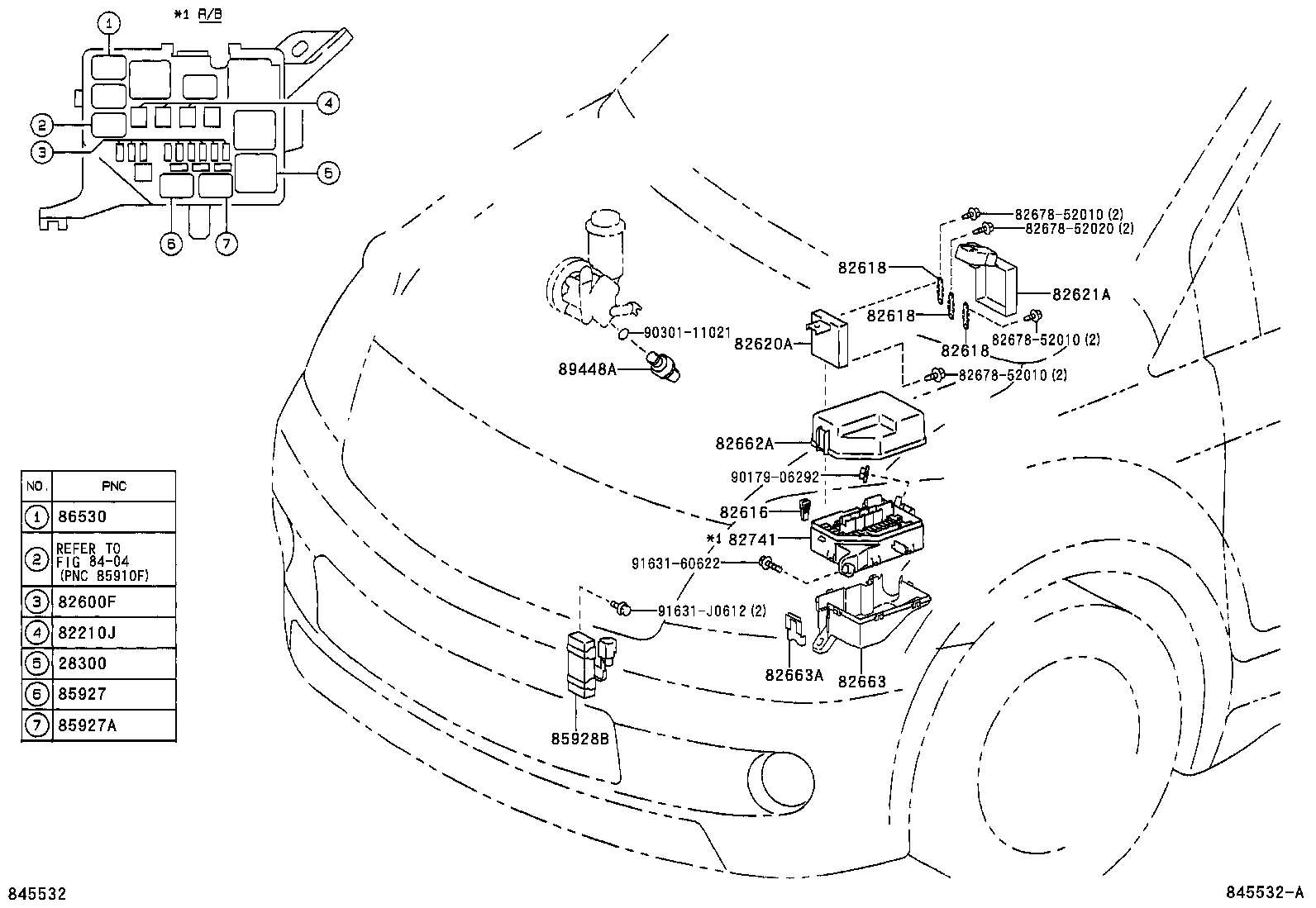  TOYOTA XA |  SWITCH RELAY COMPUTER