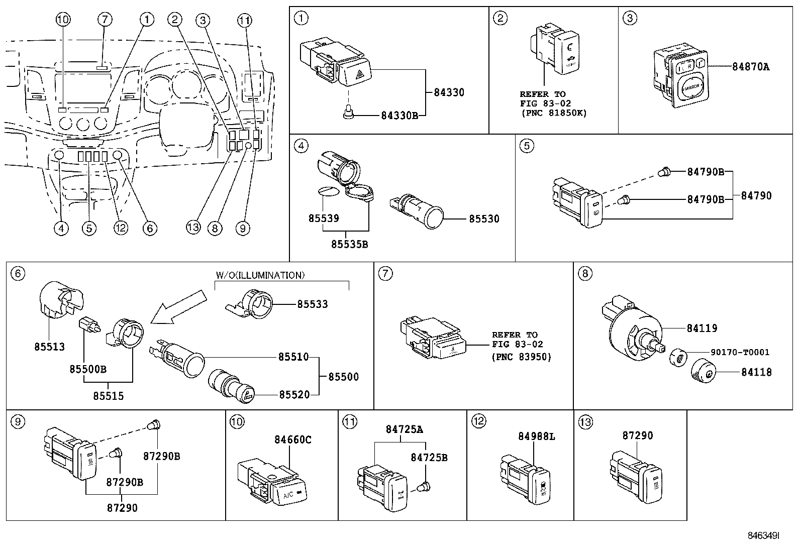  HILUX |  SWITCH RELAY COMPUTER