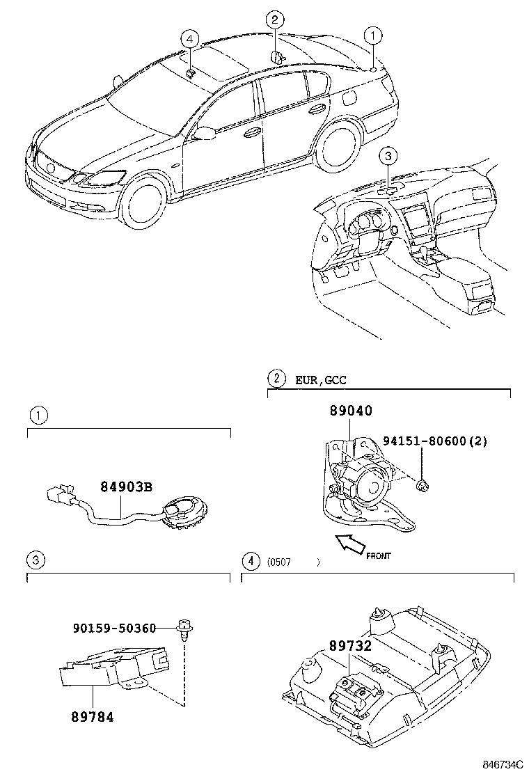  GS30 35 43 460 |  ANTI THEFT DEVICE