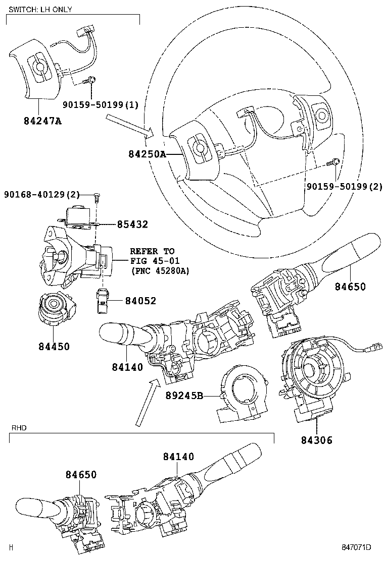  YARIS |  SWITCH RELAY COMPUTER