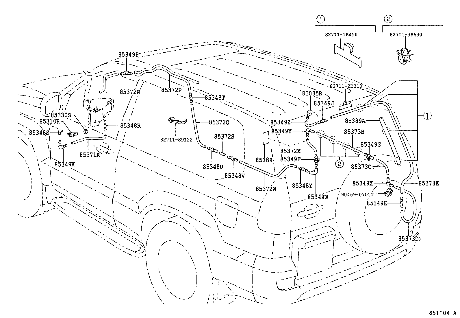  LAND CRUISER PRADO |  REAR WASHER