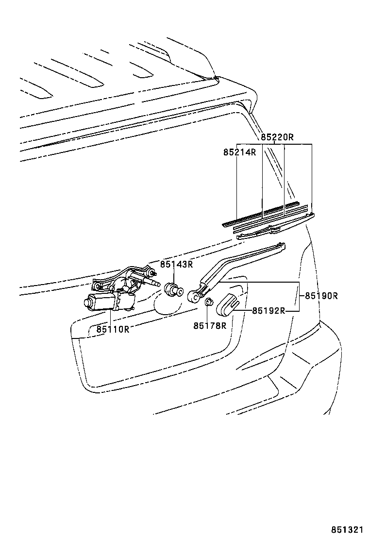  KLUGER |  REAR WIPER