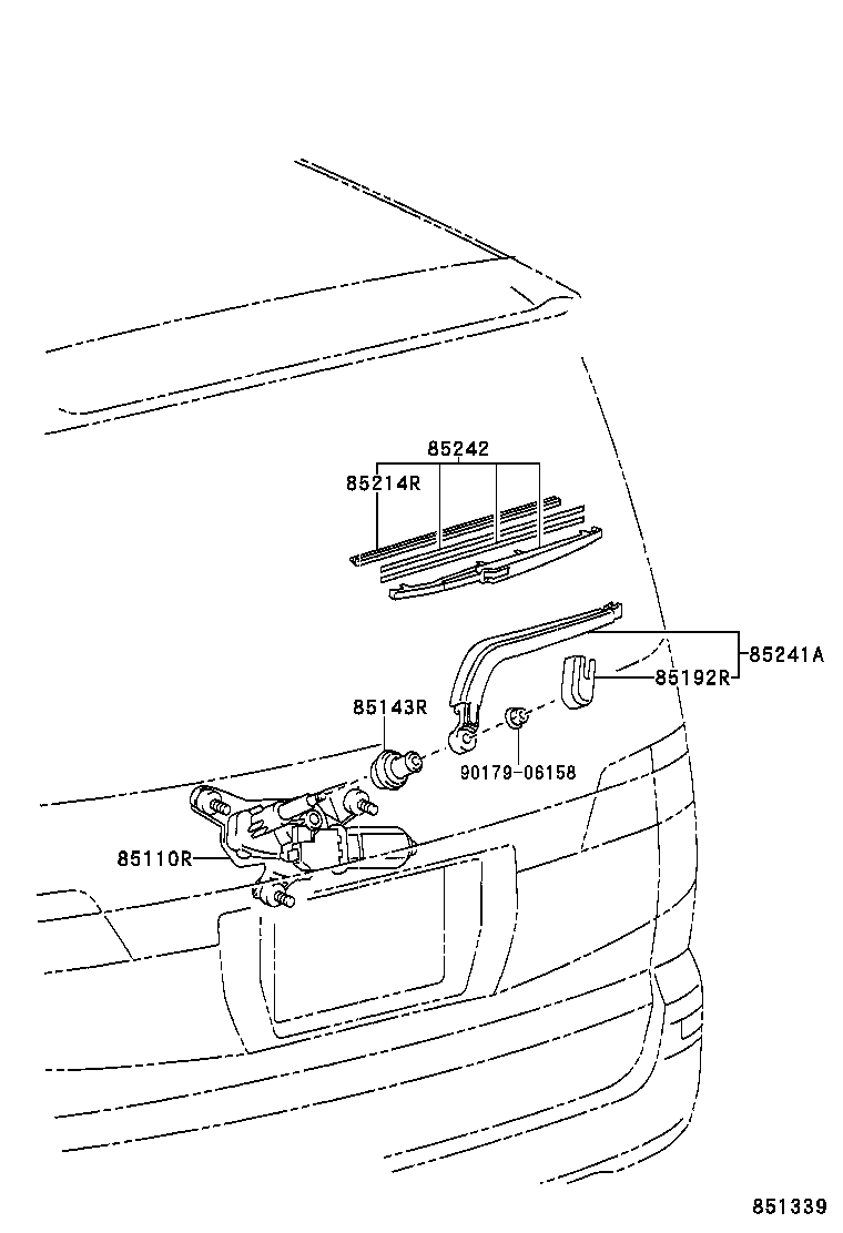  ALPHARD |  REAR WIPER