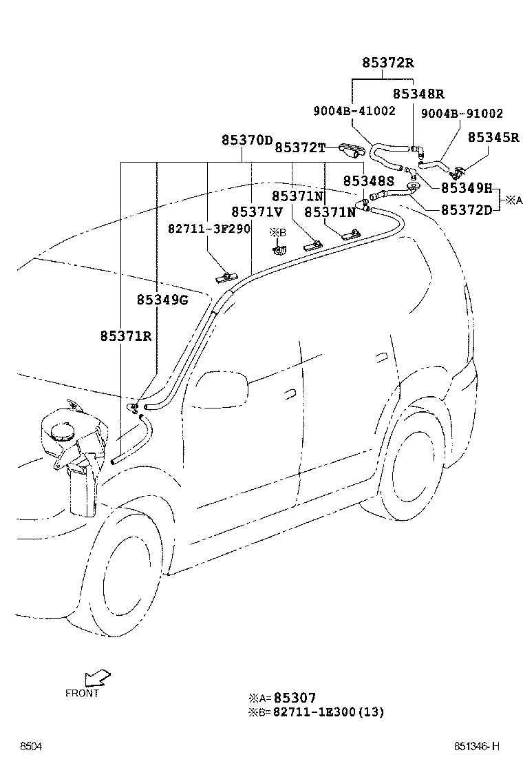  AVANZA |  REAR WASHER
