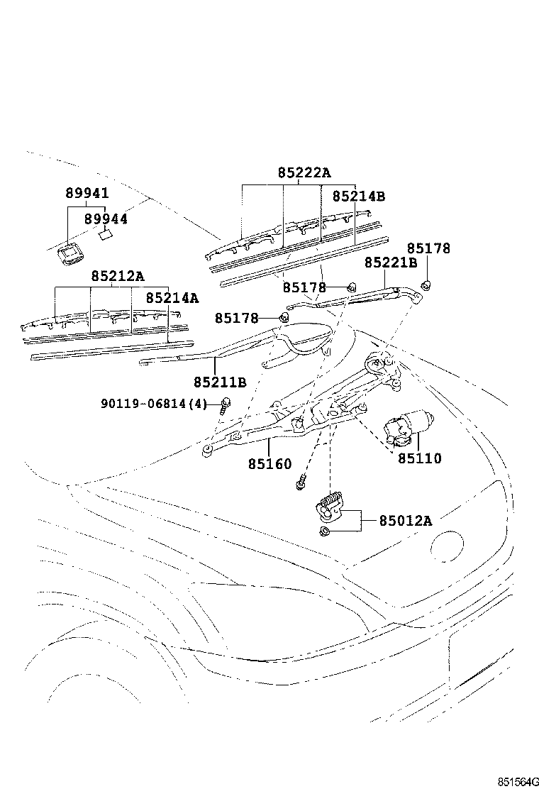  RX400H |  WINDSHIELD WIPER