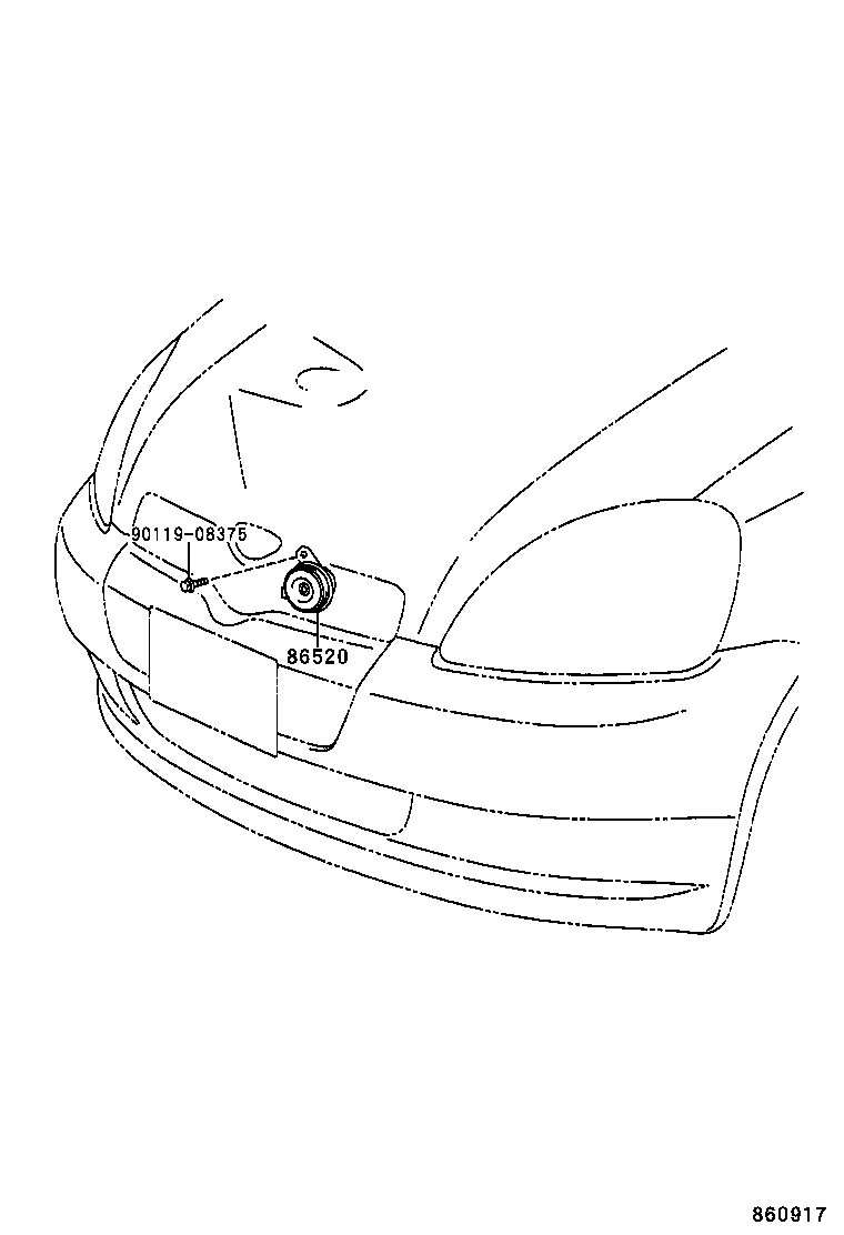  YARIS ECHO 3D 5D |  HORN