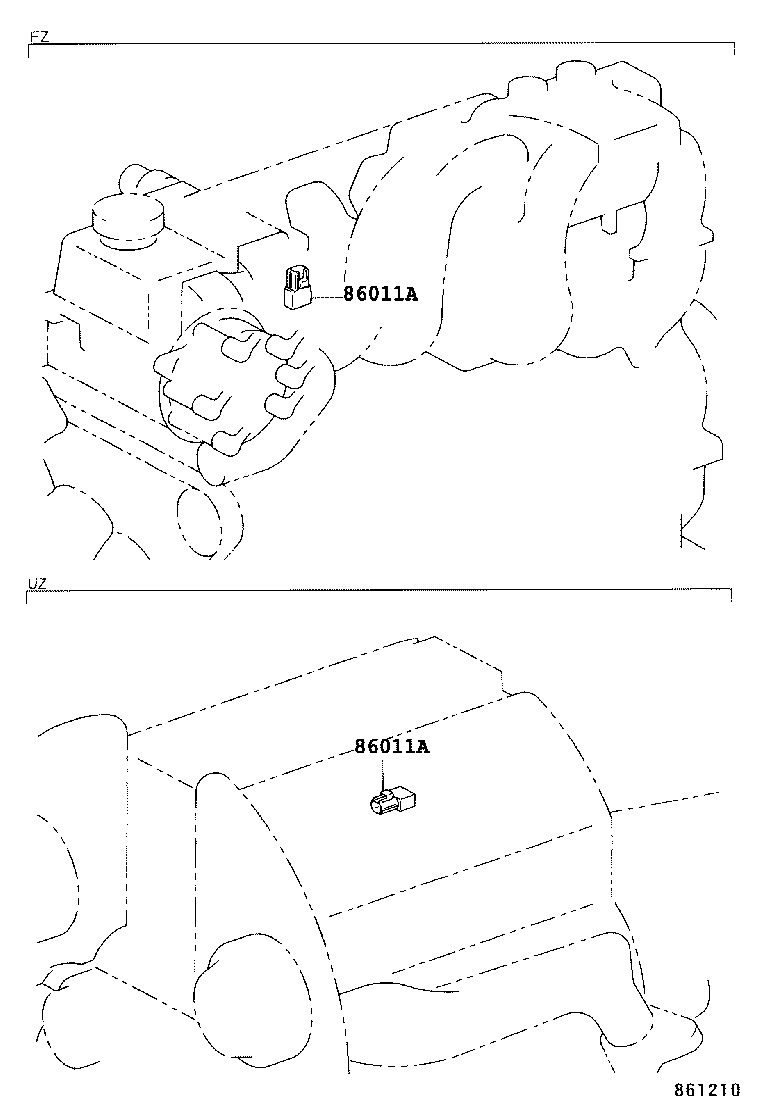  LAND CRUISER 100 105 |  RADIO RECEIVER AMPLIFIER CONDENSER