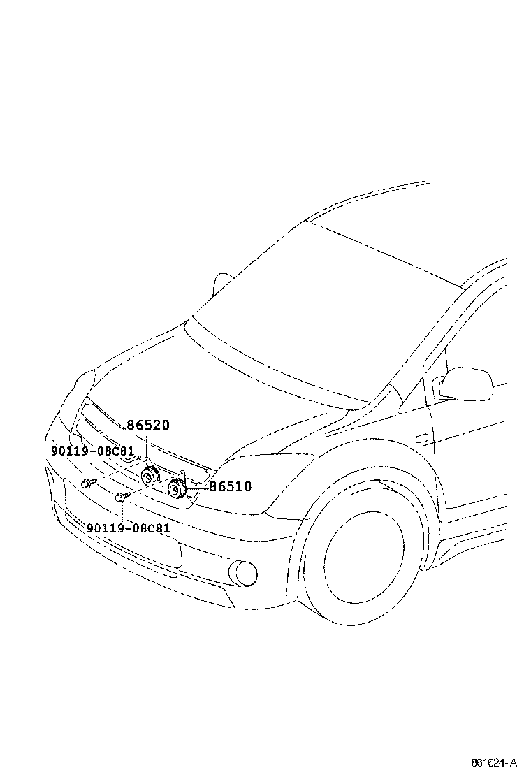  TOYOTA XA |  HORN