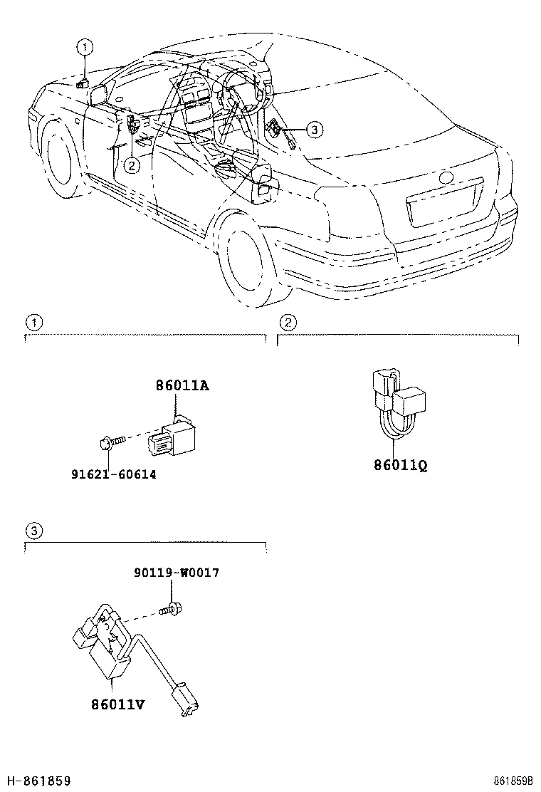  AVENSIS |  RADIO RECEIVER AMPLIFIER CONDENSER