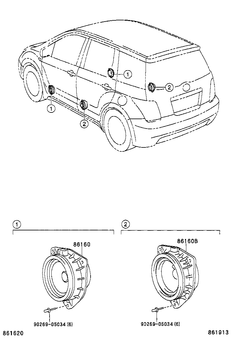  TOYOTA XA |  SPEAKER