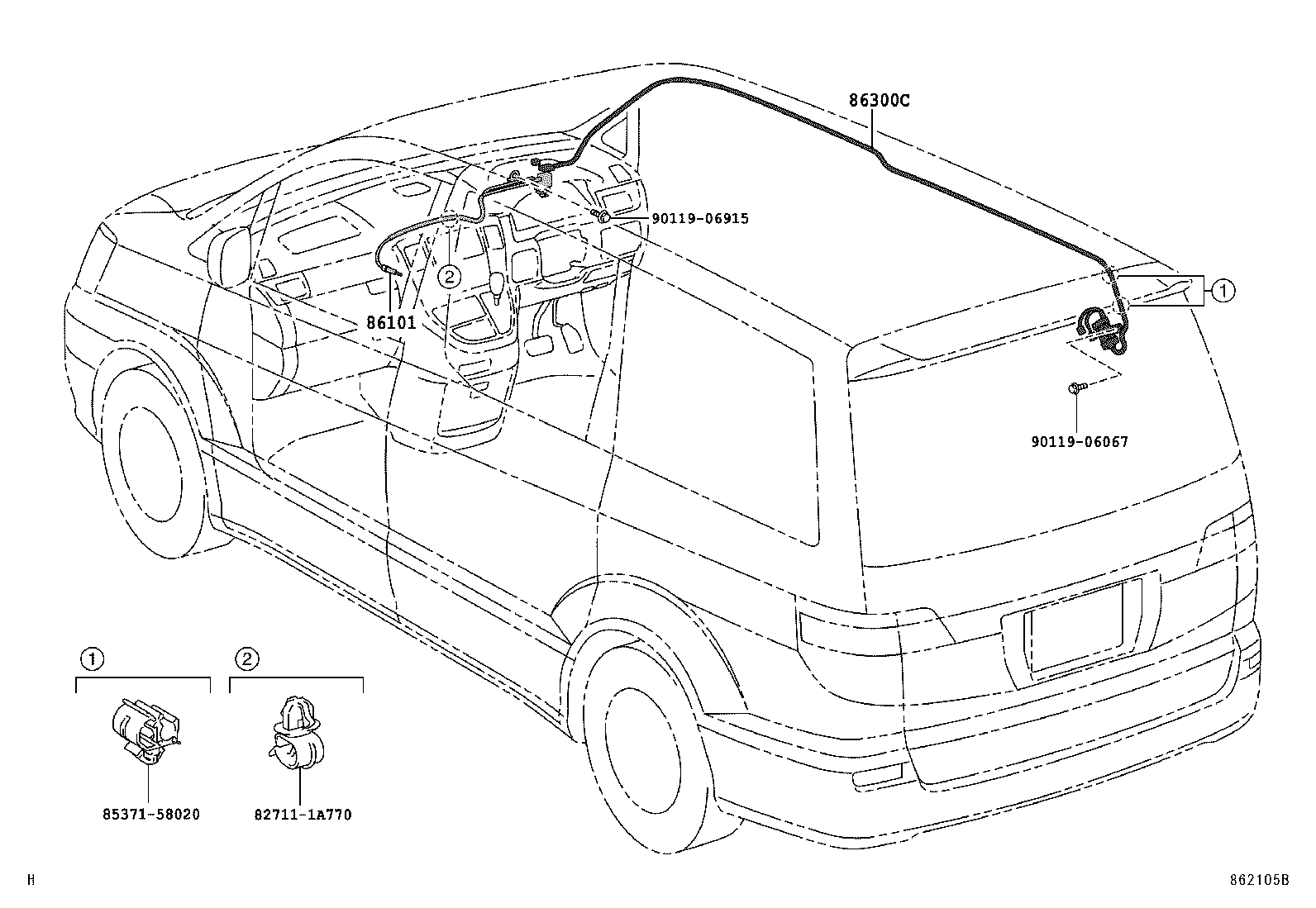  ALPHARD |  ANTENNA