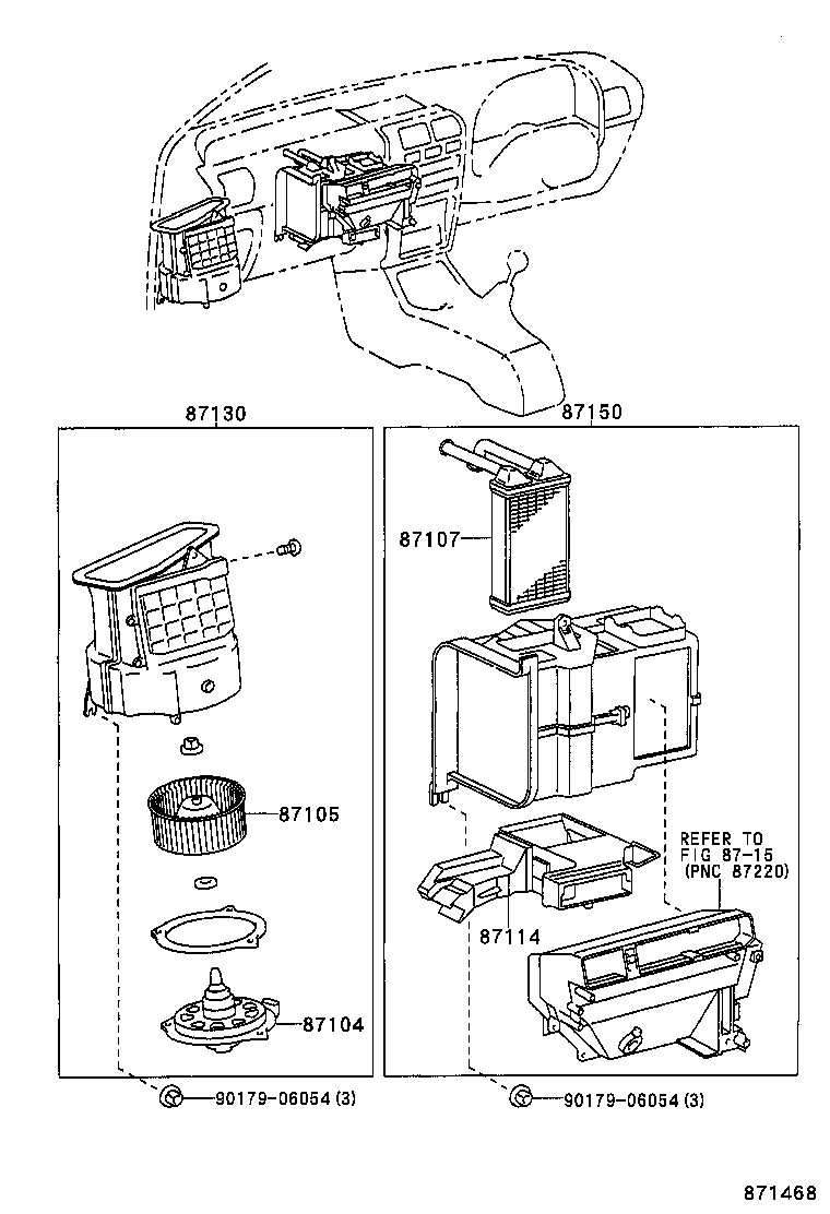  STARLET |  HEATING AIR CONDITIONING HEATER UNIT BLOWER