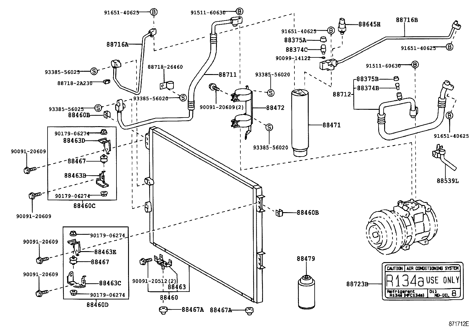  HIACE HIACE S B V |  HEATING AIR CONDITIONING COOLER PIPING