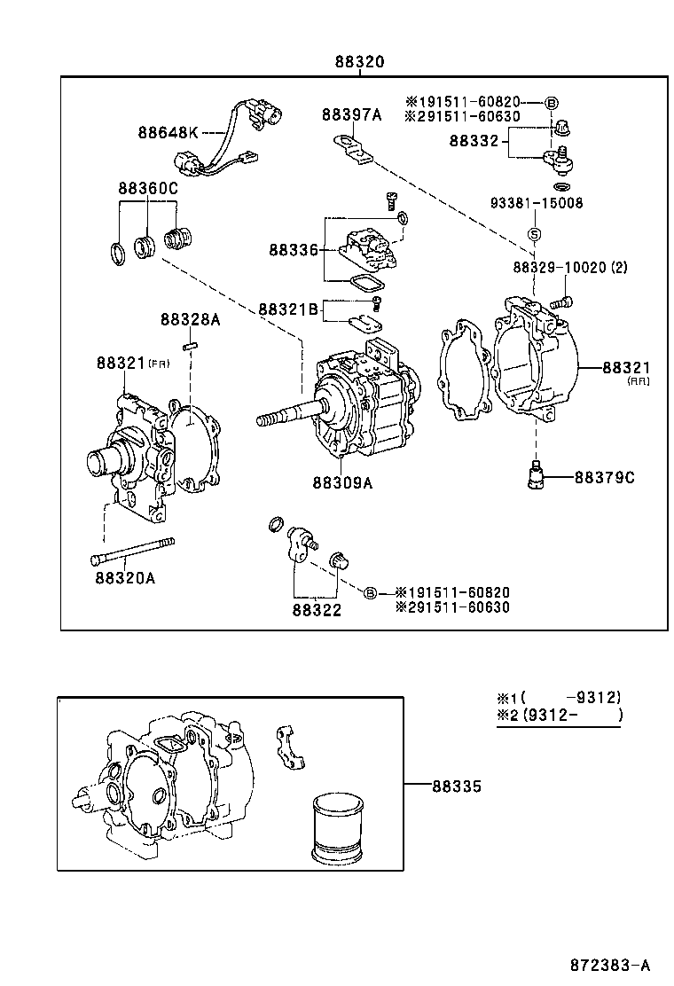  STARLET |  HEATING AIR CONDITIONING COMPRESSOR