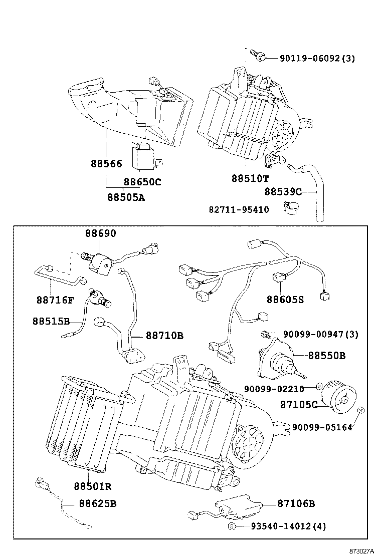  LAND CRUISER 80 |  HEATING AIR CONDITIONING COOLER UNIT